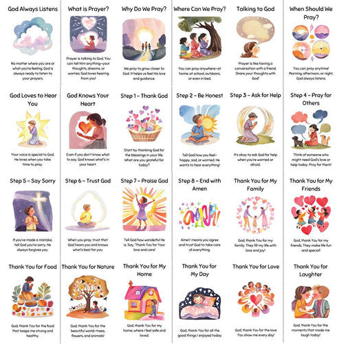 Prayer Journal & How to Pray Cards